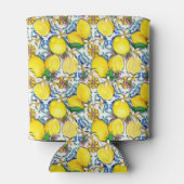 Rafraîchisseur Pour Canette Motif traditionnel méditerranéen aux citrons (Dos)