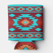 Rafraîchisseur Pour Canette Motif tribal ethnique du sud-ouest. (Dos)