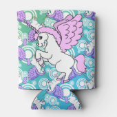 Rafraîchisseur Pour Canette Motif Unicorne violet et rose (Dos)