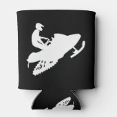 Rafraîchisseur Pour Canette Motoneige blanche (Dos)