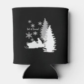 Rafraîchisseur Pour Canette Motoneige Laisser Neige Noir (Dos)