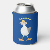 Rafraîchisseur Pour Canette Mouette drôle avec frites dessin animé (Can Dos)