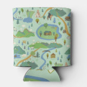 Rafraîchisseur Pour Canette Mountain Adventure : le Motif de l'explorateur (Dos)