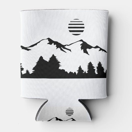 Rafraîchisseur Pour Canette Mountain Sun Design (Devant)