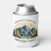 Rafraîchisseur Pour Canette Mountain Sunrise Nom de famille (Can devant)