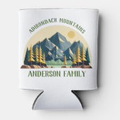 Rafraîchisseur Pour Canette Mountain Sunrise Nom de famille (Devant)