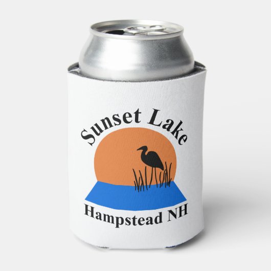 Rafraîchisseur Pour Canette Mousse Sunset Lake Can Cooler (Can devant)
