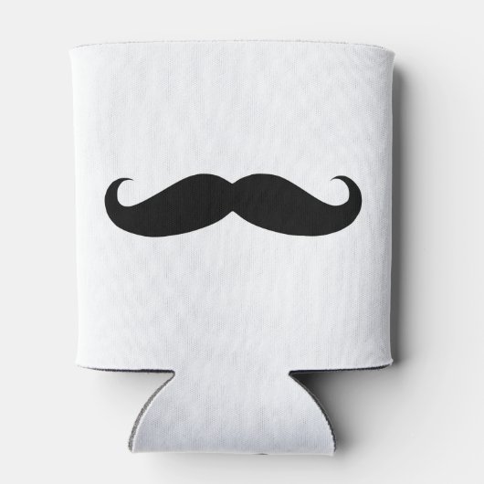 Rafraîchisseur Pour Canette Moustache noire (Dos)