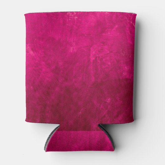 Rafraîchisseur Pour Canette Mur rose foncé : Texture Abstraite. (Devant)