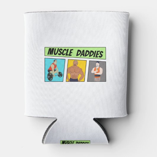 Rafraîchisseur Pour Canette Muscle Daddies Comics (Devant)