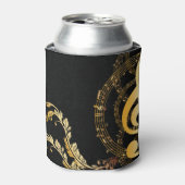 Rafraîchisseur Pour Canette Music Note Design or de luxe (Can devant)