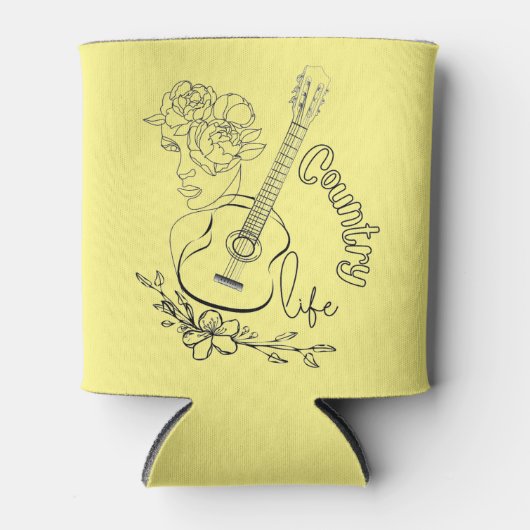 Rafraîchisseur Pour Canette Musique country (Devant)