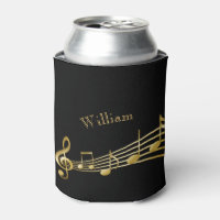 Musique note noir or