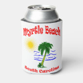 Rafraîchisseur Pour Canette Myrtle Beach SC Palm Tree Water Design (Can Dos)
