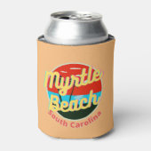 Rafraîchisseur Pour Canette Myrtle Beach South Carolina Retro Sunset (Can devant)