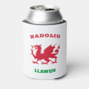 Rafraîchisseur Pour Canette Nadolig Llawen Welsh Joyeux Noël Simple Celtique