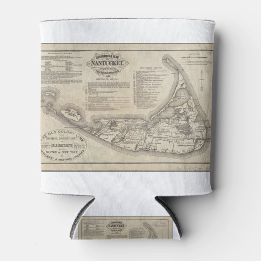 Rafraîchisseur Pour Canette Nantucket vintage (Devant)