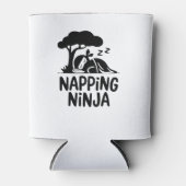 Rafraîchisseur Pour Canette Napping Ninja - Ninja Sleepy mignonne Art Drôle Sl (Devant)