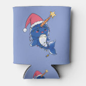 Rafraîchisseur Pour Canette Narwhale de Noël (Devant)