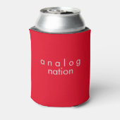 Rafraîchisseur Pour Canette Nation analogique Mousse rouge Can Cooler (Can Dos)