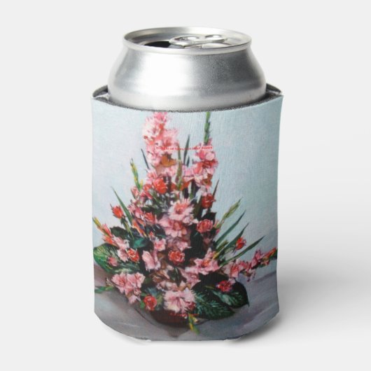 Rafraîchisseur Pour Canette Nature morte de fleurs/Still life of flowers (Can devant)