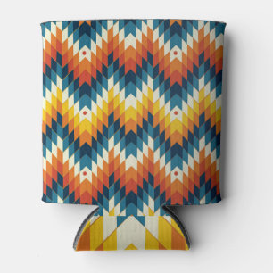 Rafraîchisseur Pour Canette Navajo Native : Motif Vintage américain.