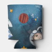 Rafraîchisseur Pour Canette Navette astronaute spatiale personnalisée (Dos)