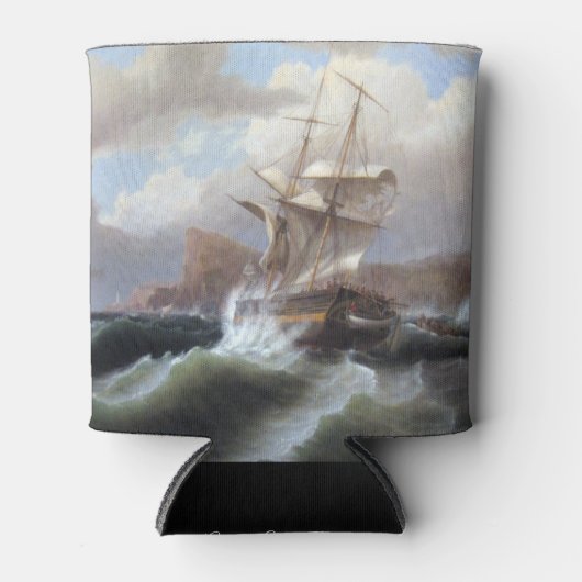 Rafraîchisseur Pour Canette Navire américain en détresse 1841 (Devant)