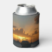 Rafraîchisseur Pour Canette Navires et Sunset Tropical Seascape (Can devant)