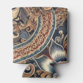 Rafraîchisseur Pour Canette Navy Terracotta Boho Batik Aquarelle Florale (Dos)