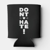 Rafraîchisseur Pour Canette Ne détestez pas l'histoire NOIRE (Dos)