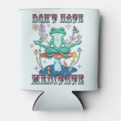 Rafraîchisseur Pour Canette "Ne haïssez pas, méditez" | Grenouille pacifique e (Devant)