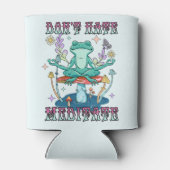 Rafraîchisseur Pour Canette "Ne haïssez pas, méditez" | Grenouille pacifique e (Dos)