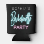 Rafraîchisseur Pour Canette Neon Bachelorette peut refroidir (Dos)