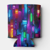 Rafraîchisseur Pour Canette Neon Blacklight Verre Abstrait (Dos)