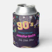 Rafraîchisseur Pour Canette Neon Disco Vibes des années 90 Stytle (Can devant)