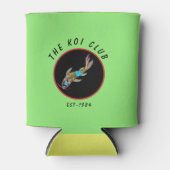 Rafraîchisseur Pour Canette Neon Koi Vert Personnalisé Isolé Pâte refroidissan (Devant)