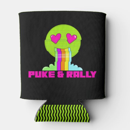 Rafraîchisseur Pour Canette Néon Puke & Rally Can Cooler | Retour de fête (Dos)