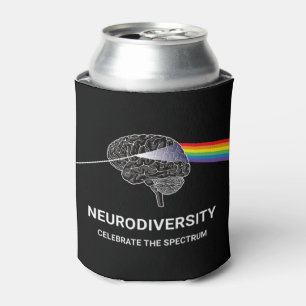 Rafraîchisseur Pour Canette Neurodiversité spectre autiste DMPS TDAH arc-en-c