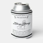 Rafraîchisseur Pour Canette Neuroendocrine Cancer Sensibilisation Zebra Fort (Can Dos)