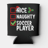 Rafraîchisseur Pour Canette Nice Naughty Soccer Joueur Noël (Devant)