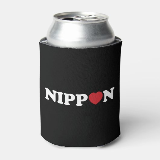 Rafraîchisseur Pour Canette Nippon Love Heart Can Cooler (Can devant)