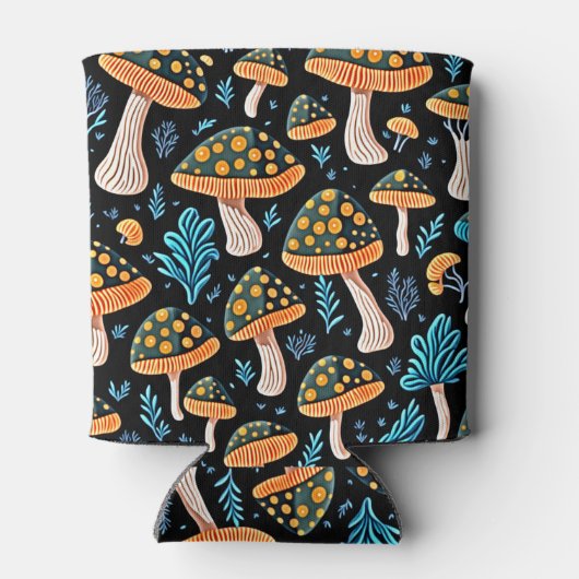 Rafraîchisseur Pour Canette Nocturne enchantée : Champignon bioluminescent (Dos)