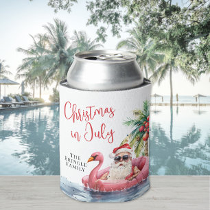 Rafraîchisseur Pour Canette Noël à la plage en juillet