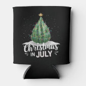 Rafraîchisseur Pour Canette Noël Arbre de Noël de la pastèque En Juillet Été (Devant)