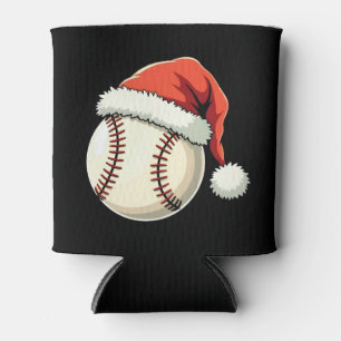 Rafraîchisseur Pour Canette Noël Baseball Santa Hat Funny Sport Noël