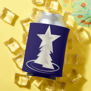 Rafraîchisseur Pour Canette Noël blanc