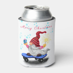 Rafraîchisseur Pour Canette Noël Can Cooler Skater Gnome avec cadeaux