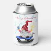 Rafraîchisseur Pour Canette Noël Can Cooler Skater Gnome avec cadeaux (Can Dos)