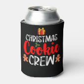 Rafraîchisseur Pour Canette Noël Cookie Équipage famille Pyjamas Noël Fête (Can devant)